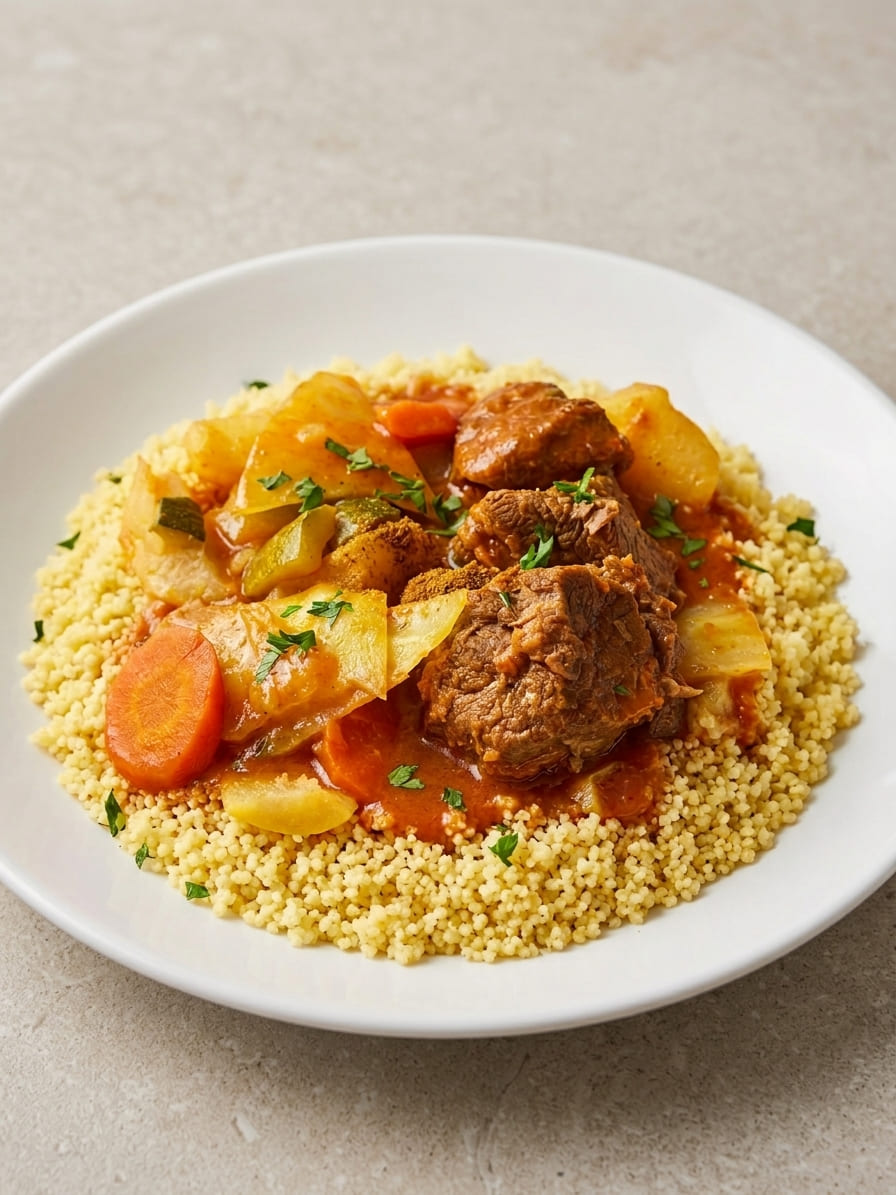 Couscous légumes bœuf